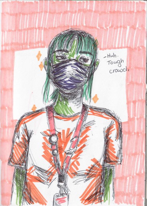 self-portrait in marker, 2