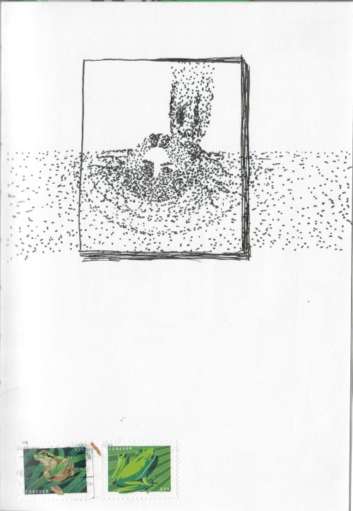 thumbnail sketch of girl peeking out of water