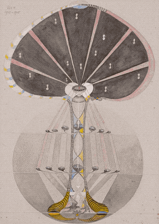 hilma af klint tree of knowledge no. 4