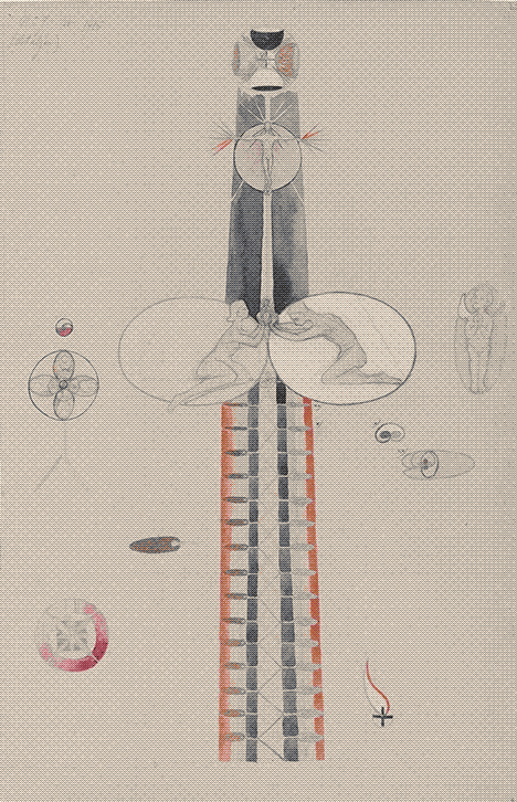 hilma af klint tree of knowledge no. 7b