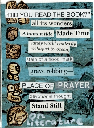 collage poem entitled on literature