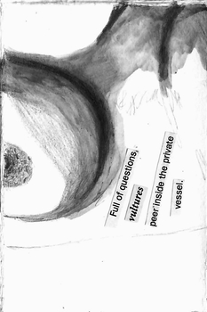 collage poem entitled purgatorio