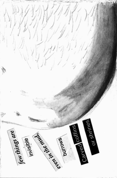 collage poem entitled nowhere